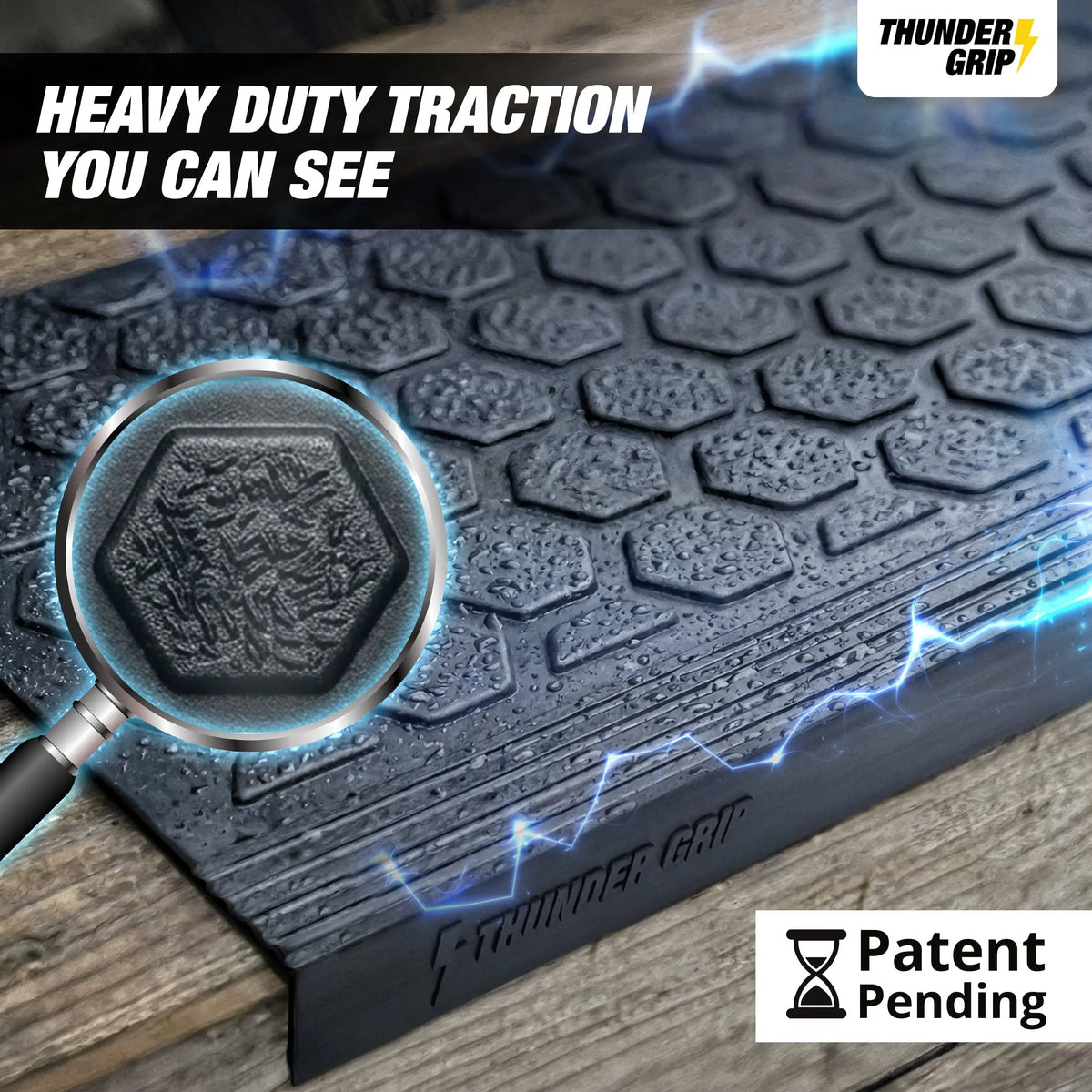 Thunder Grip™ Rubber Stair Treads Thunder Grip