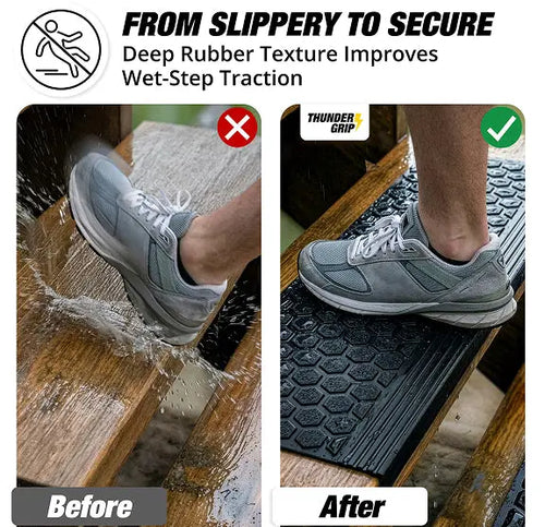 Thunder Grip™ Rubber Stair Treads Thunder Grip