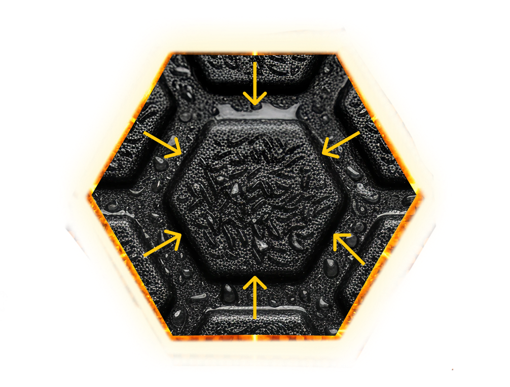 <p>ENGINEERED <br/>FOR ENHANCED<br/><strong>360° TRACTION</strong></p>